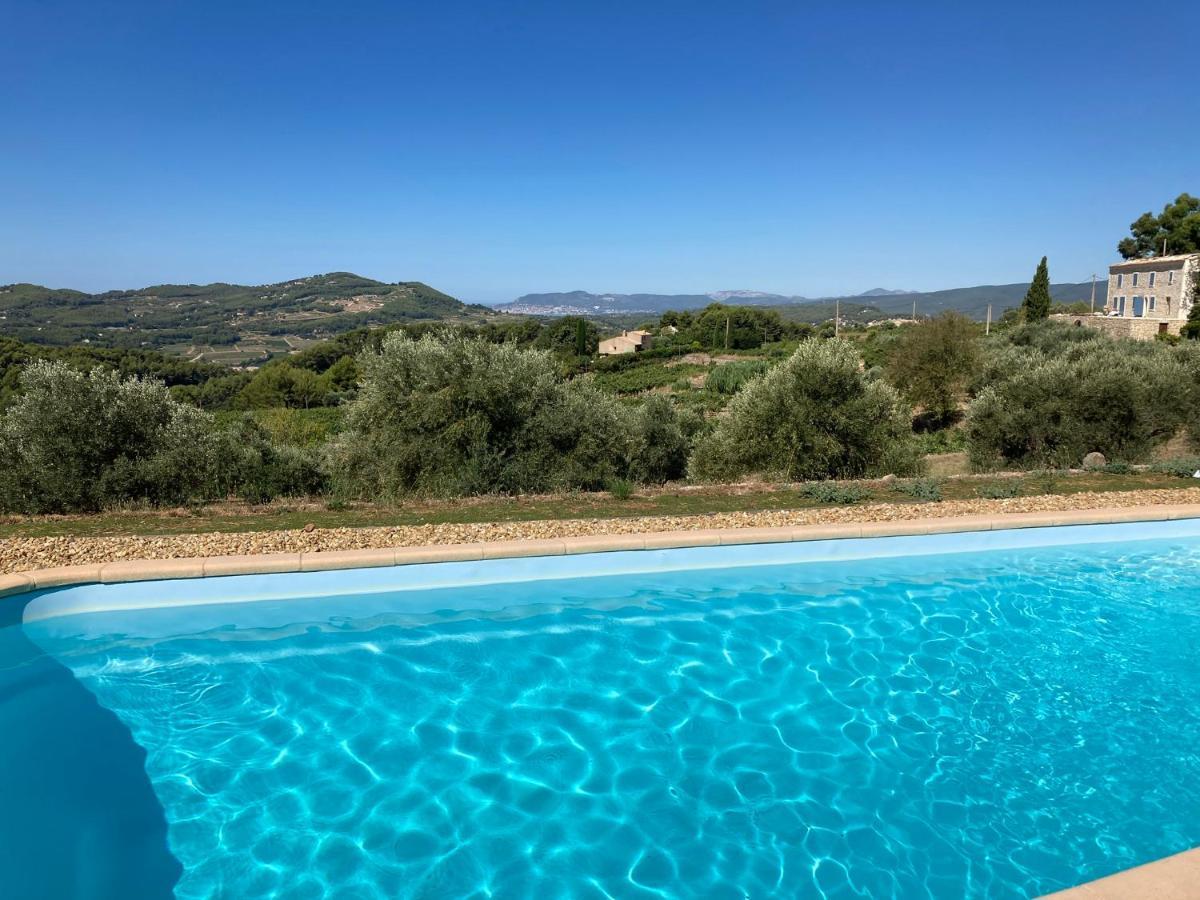 La Venturonne Appartement Neuf Rez De Jardin 45 M2 Vue Mer Et Vignes 10 Mn Des Plages ル・ボーセ エクステリア 写真